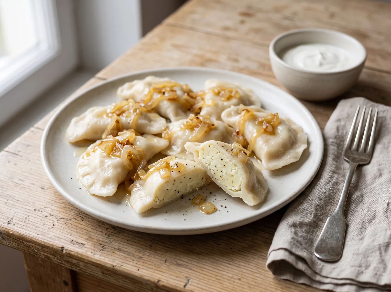 Pierogi ruskie, które nie pękają w garnku: ciepła woda i zimny farsz